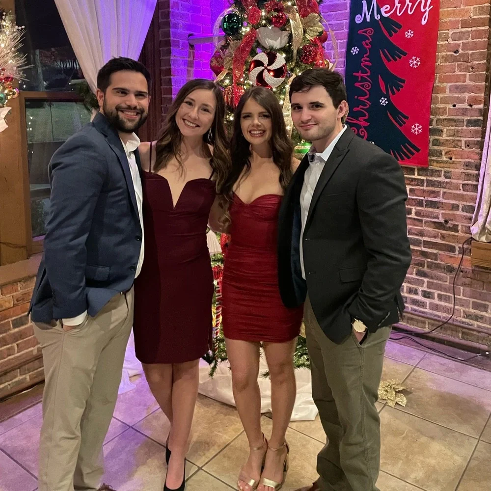 Oh Polly Can’t Get Enough Bardot Puff Sleeve Mini Ruched Dress Red Maroon 2 XS - Picture 4 of 9